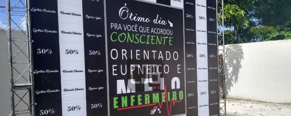 Festa de 50% de Enfermagem em João Pessoa - Capa